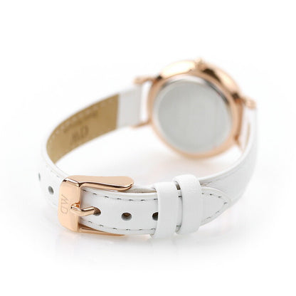 Daniel Wellington Quartz Watch Brand Ladies Leather Belt DW00100249 Analog White White