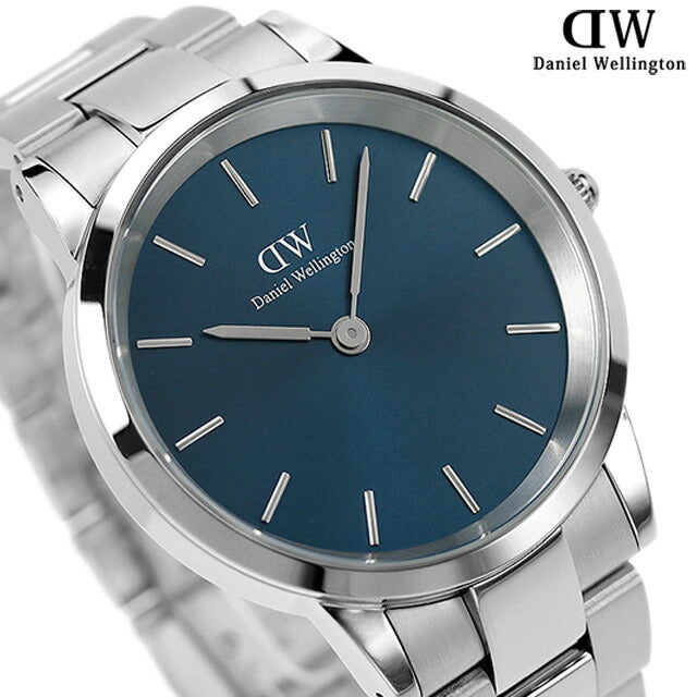 Daniel Wellington Quartz Watch Brand Men DW00100448模拟海军