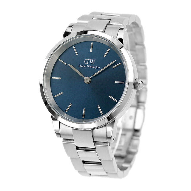 Daniel Wellington Quartz Watch Brand Men DW00100448模拟海军