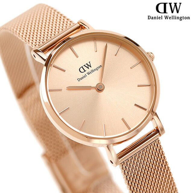 Daniel Wellington Quartz Watch Brand Ladies DW00100470模拟玫瑰金