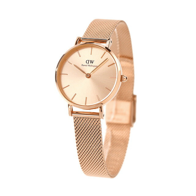 Daniel Wellington Quartz Watch Brand Ladies DW00100470模拟玫瑰金