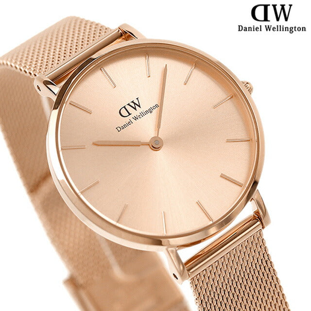 Daniel Wellington Quartz Watch Brand Ladies DW00100471模拟玫瑰金