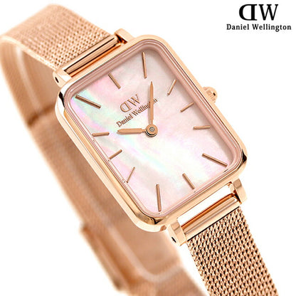 Daniel Wellington Quartz Watch Brand Ladies DW00100510模拟粉红色壳