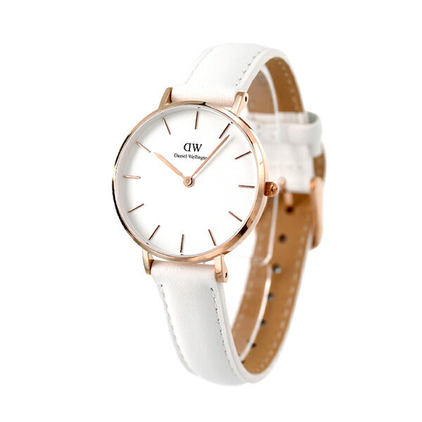 丹尼尔·惠灵顿（Daniel Wellington）手表女士Petit Bondai 32mm手表品牌Quartz DW00100189白色DW00600189