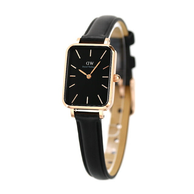 Daniel Wellington Quartz Watch Brand Ladies皮带DW00100435模拟黑色黑色DW00600435