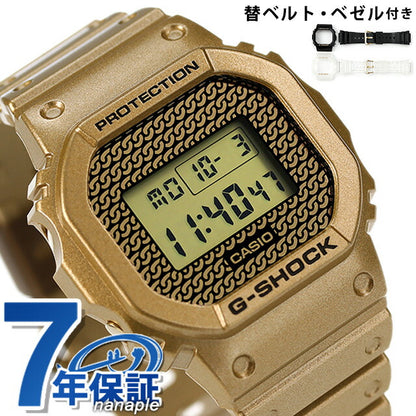 G-Shock Gee Shock G-Shock G-Shock Quartz DWE-5600HG-1数字5600替换皮带男士手表品牌数字黄金Casio DWE-5600HG-1DR