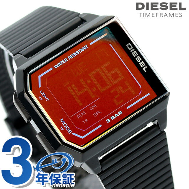 Diesel Watch Watch Brand Choped Quartz Men DZ1970 Black Black