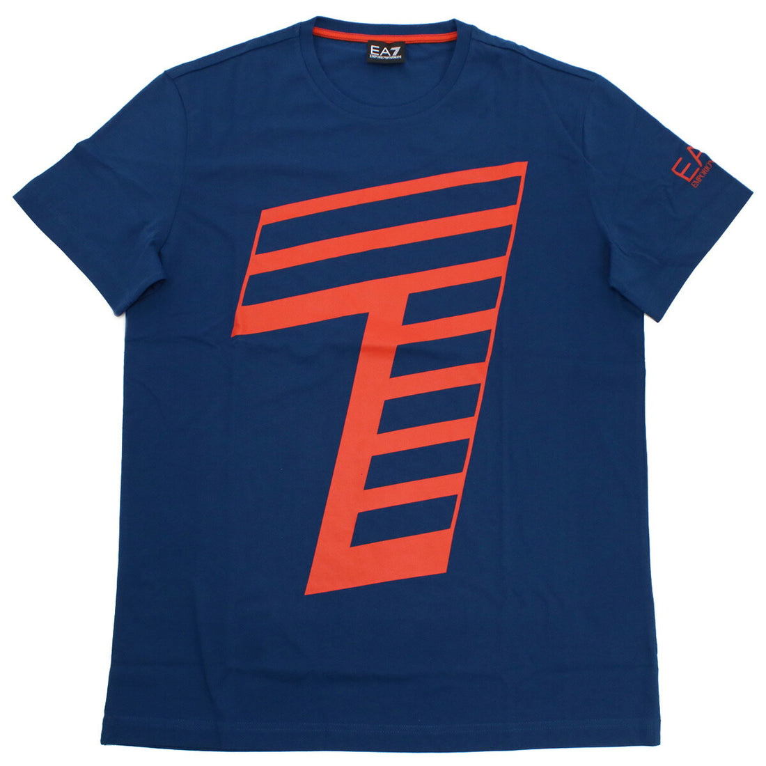 EA7 ブランド 半袖Tシャツ カットソー メンズ イーエーセブン Tシャツ コットン100% トルコ 6HPT33 OPAL ブルー系 ファッション おしゃれ プレゼント ギフト EA76HPT33A021