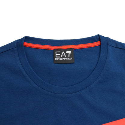 EA7 Brand Short Sleeve T -shirt Cut Saw Men&