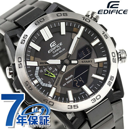 エディフィス EDIFICE ソーラー ECB-2000DD-1A SOSPENSIONE Bluetooth 海外モデル メンズ 腕時計 ブランド カシオ casio アナデジ ECB-2000DD-1ADF