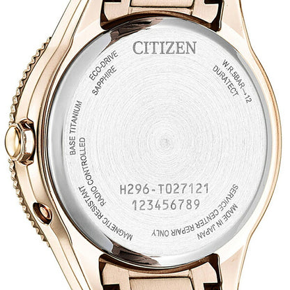 Citizun Cross Sea DAICHI Collection Eco Drive Solar Radio EE1004-57A CITIZEN XC Watch Brand Ladies