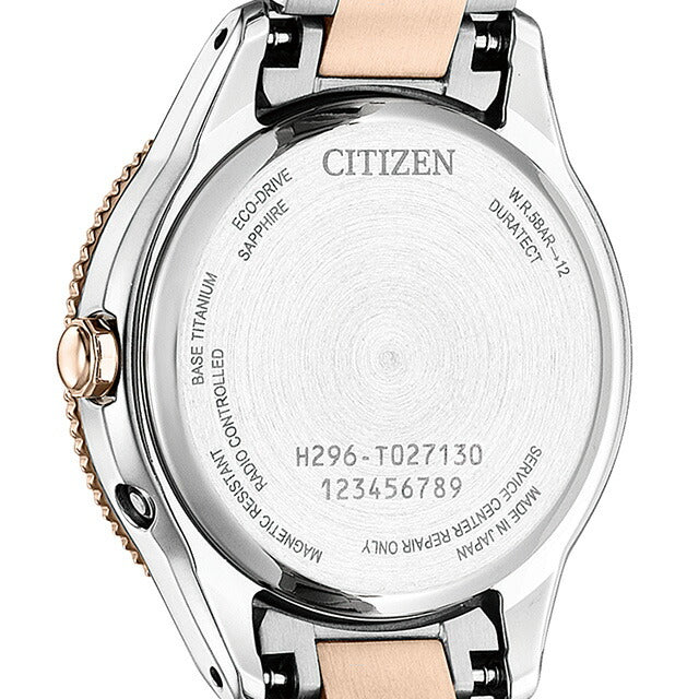 Citizun Cross Sea Watch品牌Daiichi Collection Eco Drive Solar Radio Ladies Diamond Citizen XC EE1007-67W