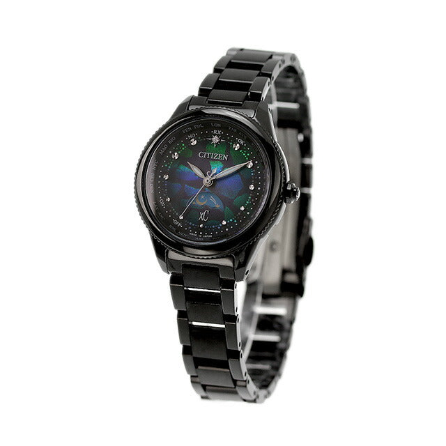 Located Watch at Citizen Cross Sea Brand Ladies Titanium Limited Diamond Radio Solar CITIZEN XC EE1008-56E