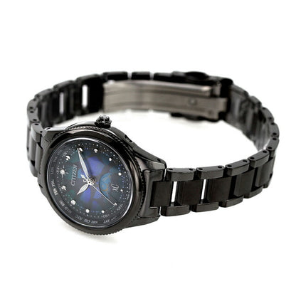 Located Watch at Citizen Cross Sea Brand Ladies Titanium Limited Diamond Radio Solar CITIZEN XC EE1008-56E