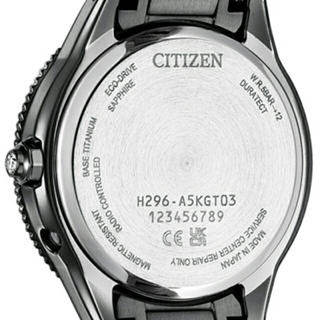 Located Watch at Citizen Cross Sea Brand Ladies Titanium Limited Diamond Radio Solar CITIZEN XC EE1008-56E