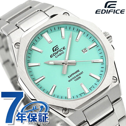 Edifice EDIFICE R-S108D-2BV Overseas Model Men Watch Brand Casio Casio Analog Mint Blue EFR-S108D-2BVVDF