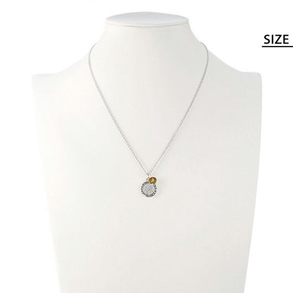 エンポリオ アルマーニ ネックレス EMPORIO ARMANI ペンダント シルバー925 レディース EG3374040 シルバー ピンクゴールド アクセサリー EG3374040