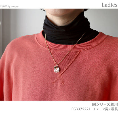 エンポリオ アルマーニ ネックレス レディース ブランド スターリングシルバー MOP マザーオブパール EG3375221 ローズゴールド EG3375221