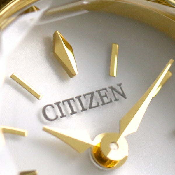 シチズン キー ソーラー エコドライブ レディース 腕時計 ブランド EG7083-55A CITIZEN シルバー ゴールド EG7083-55A