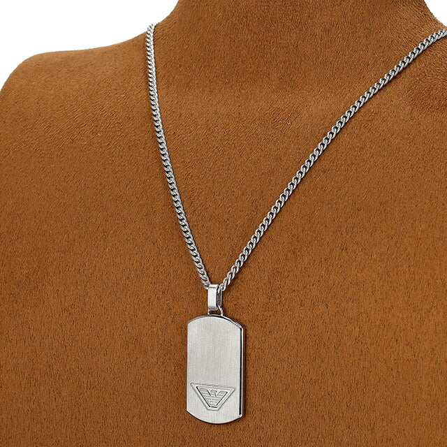 エンポリオ・アルマーニ ネックレス メンズ ブランド EMPORIO ARMANI EGS3125040 シルバー EGS3125040