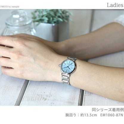 Citizen El Eco Drive Solar Eco Drive Solar Watch Brand Ladies Suzuran Perfume Solar CITIZEN EM1060-87N Analog shell