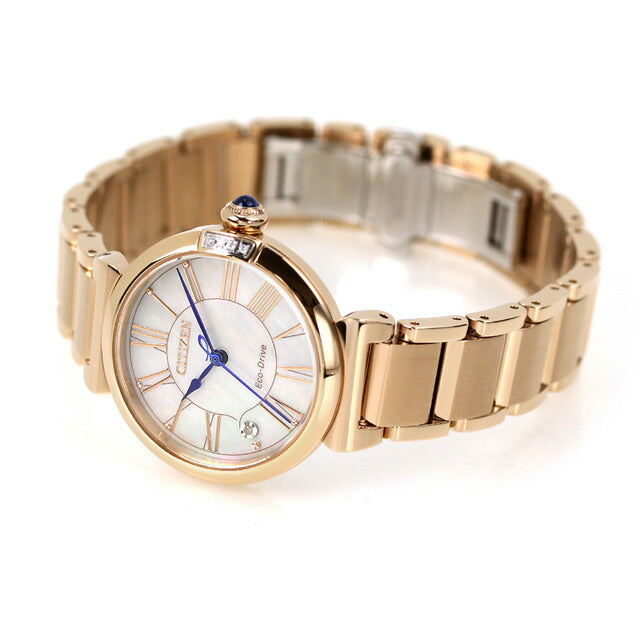 Citizen El Eco Drive Solar Eco Drive Solar Watch Brand Ladies Suzuran Perfume Solar CITIZEN EM1063-89D analog shell gold