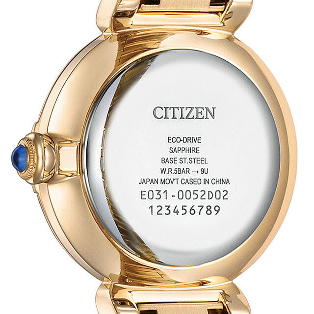 Citizen El Eco Drive Solar Eco Drive Solar Watch Brand Ladies Suzuran Perfume Solar CITIZEN EM1063-89D analog shell gold