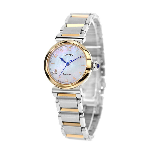 シチズン エル ROUND collection 光発電エコドライブ 腕時計 ブランド レディース ソーラー CITIZEN L EM1136-87D アナログ シェル ピンクゴールド EM1136-87D