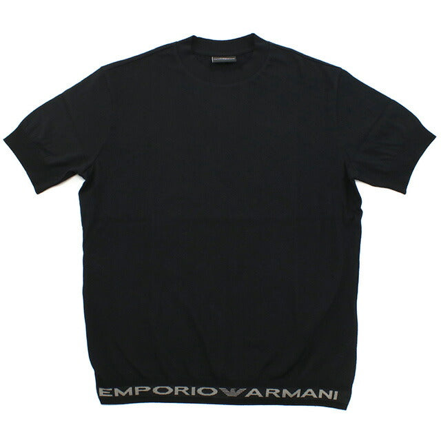 エンポリオ・アルマーニ Tシャツ メンズ ブランド EMPORIO ARMANI 6R1TEB BLACK ブラック ウェア 選べるモデル EMA6R1TEBA