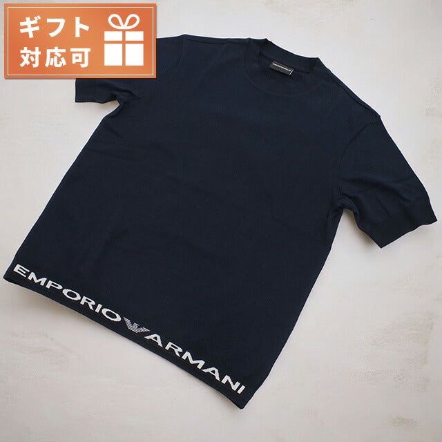 Emporio Armani T-衬衫男士品牌Emporio Armani 6R1TEB海军海军服装精选EMA6R1TEBB