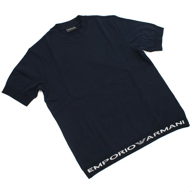 エンポリオ・アルマーニ Tシャツ メンズ ブランド EMPORIO ARMANI 6R1TEB NAVY　ネイビー系 ウェア 選べるモデル EMA6R1TEBB