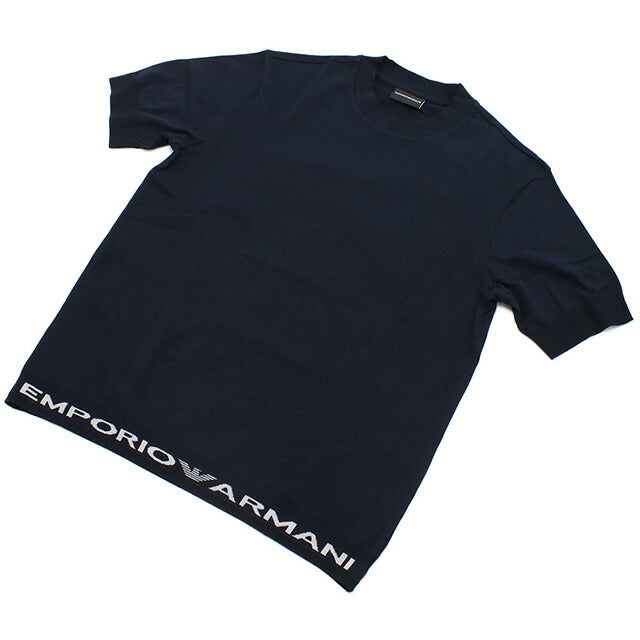 Emporio Armani T-衬衫男士品牌Emporio Armani 6R1TEB海军海军服装精选EMA6R1TEBB