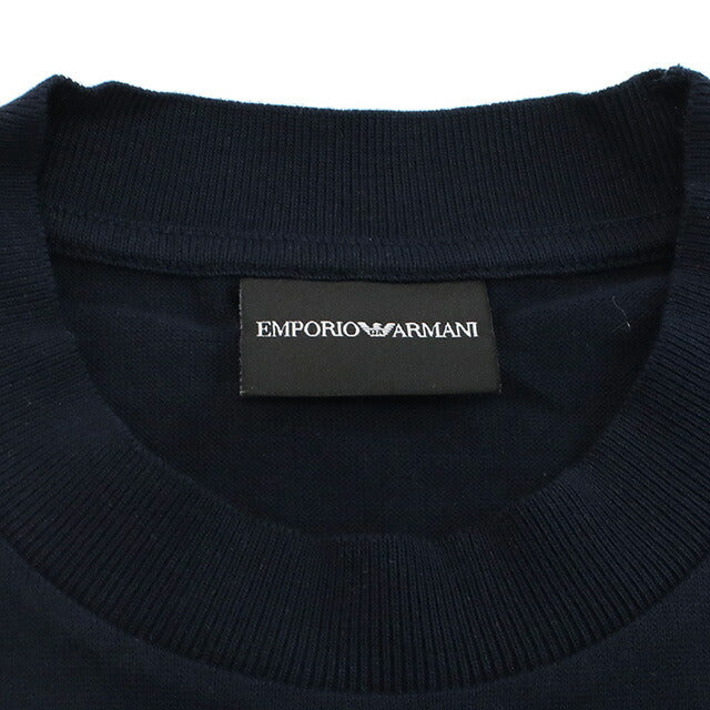 Emporio Armani T-衬衫男士品牌Emporio Armani 6R1TEB海军海军服装精选EMA6R1TEBB