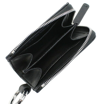 エンポリオ・アルマーニ キーリング付小銭入れ メンズ ブランド EMPORIO ARMANI Y4R500 BLACK ブラック 財布 EMAY4R500011
