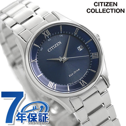 シチズン エコドライブ ソーラー電波 薄型 レディース 腕時計 ブランド ES0000-79L CITIZEN ブルー ES0000-79L