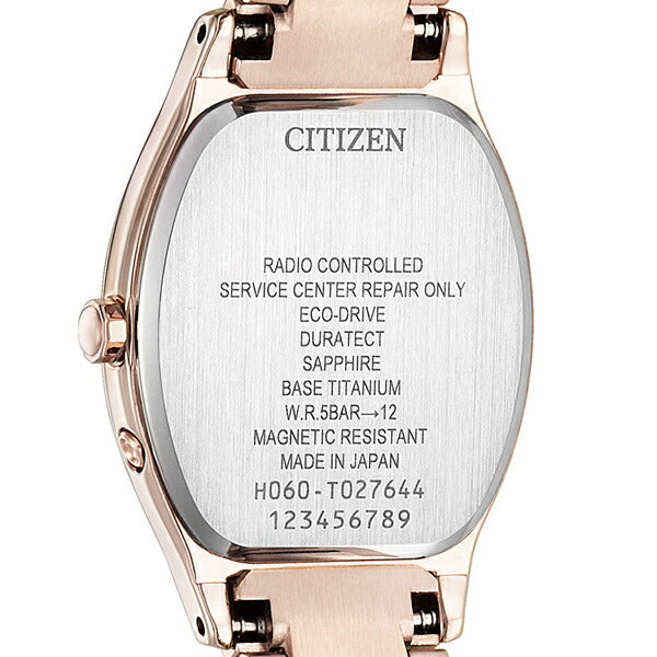 Citizun Cross Sea Ladies Besic Collection Eco Drive Solar Radio Watch Brand ES9354-69B CITIZEN XC