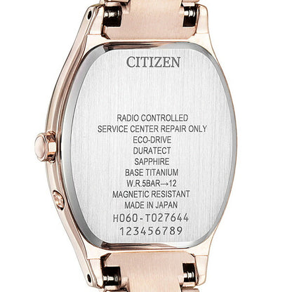 Citizun Cross Sea Ladies Besic Collection Eco Drive Solar Radio Watch Brand ES9354-69B CITIZEN XC