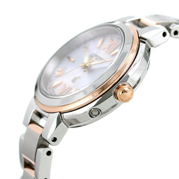 Citizun Cross Sea Eco Drive太阳能广播女士ES9434-53W Citizen XC Pink Watch品牌