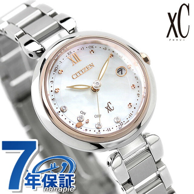 Citizen Cross Sea Watch品牌Mizu Collection Eco Drive Solar Radio Ladies Diamond Citizen XC ES9466-65W