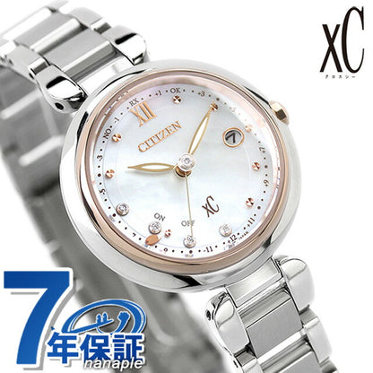 Citizun Cross Sea Watch Brand Mizu Collection Eco Drive Solar Radio Ladies Diamond CITIZEN XC ES9466-65W