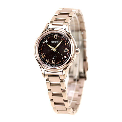 シチズン クロスシー HINODE COLLECTION 腕時計 レディース チタン 数量限定 ダイヤモンド 電波ソーラー CITIZEN xC ES9497-53E ES9497-53E
