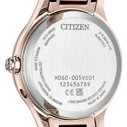 Citizun Cross Sea SAKURA Limited Model Watch Brand Ladies Titanium Limited Diamond Radio Solar CITIZEN XC ES9497-88X