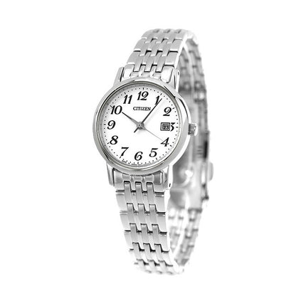 シチズン エコドライブ ソーラー レディース 腕時計 ブランド EW1580-50B CITIZEN ホワイト EW1580-50B