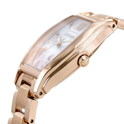 Citizun Cross Sea Eco Drive Saulate no Ladies Watch Brand EW5543-54A CITIZEN XC Silver Pink Gold