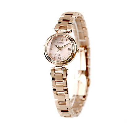 Citizen Cross Sea Miz Collection Eco Drive Solar Ladies Watch Brand EW5572-56W CITIZEN XC Ivory Pink Gold