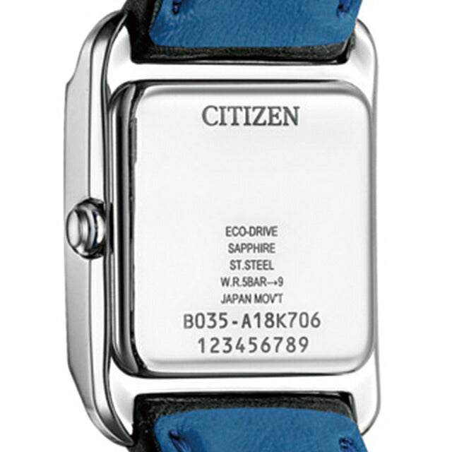 Citizen El SQUARE COLLECTION optical eco-driving watch brand Ladies solar CITIZEN L EW5600-10E Analog Black Black Black