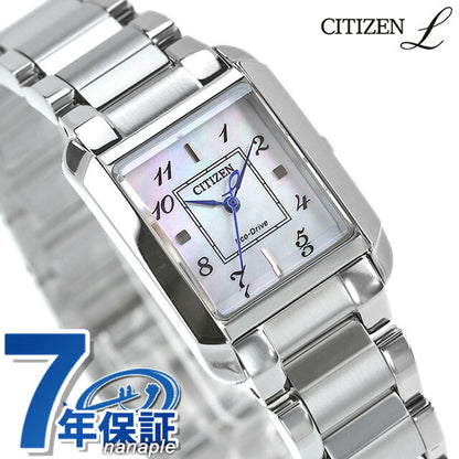 Citizen El SQUARE COLLECTION optical electricity eco-driving watch brand Ladies solar CITIZEN L EW5600-87D analog shell