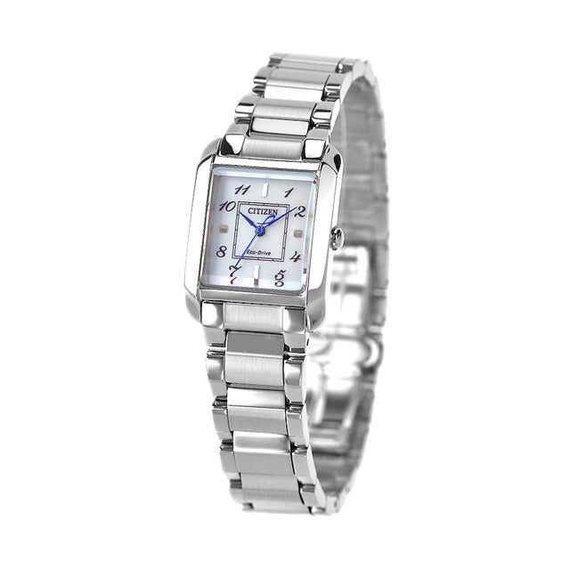 Citizen El SQUARE COLLECTION optical electricity eco-driving watch brand Ladies solar CITIZEN L EW5600-87D analog shell