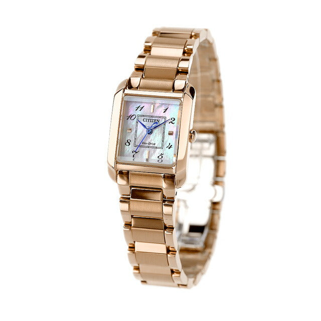 Citizen El SQUARE COLLECTION Light Current Eco Drive Watch Brand Ladies Solar CITIZEN L EW5603-89Y Analog