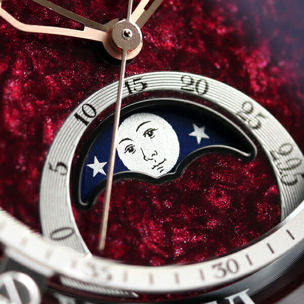 Citizen Campano Lady Moon Phase Collection Akane Akane Zhu Lacquer Pearl Quartz Ladies Watch Brand EZ2002-01W CITIZEN